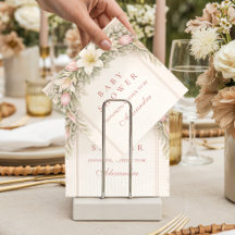 Blush Tulip And Lily Garden Baby Shower