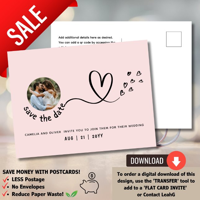 BLUSH | Über einen Haushalt? Wählen Sie FOTO Speic Postkarte (Von Creator hochgeladen)