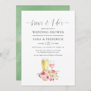 Blush und die grünen Blütenbrauen vor dem I Dot Einladung