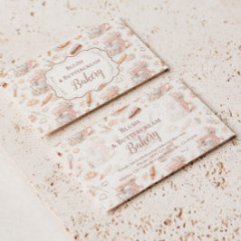 Blush Vintage Patisserie Bakery Business Visitenkarte