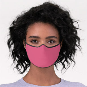 Blush (Vollfarbe) Premium Mund-Nasen-Maske