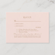 Blush Wedding Gold Text UAWG Enclosure