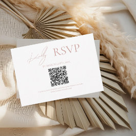 Blush Wo immer der Hochzeitstag beginnt, RSVP-Kart RSVP Karte