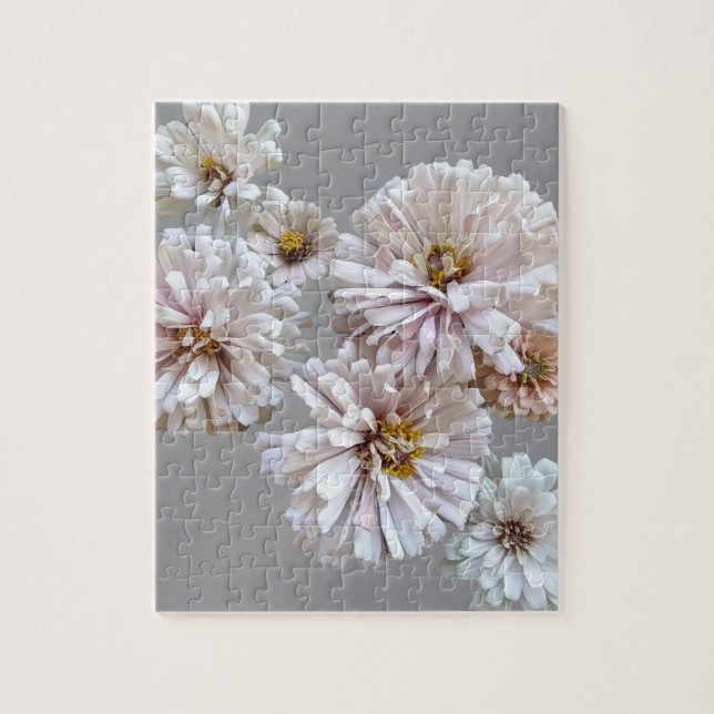 Blush Zinnia Puzzle (Vertikal)
