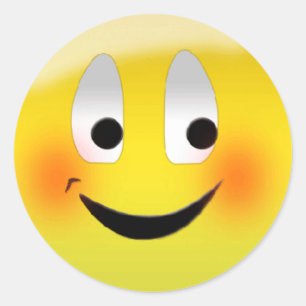 "Blushaufkleber Runder Aufkleber