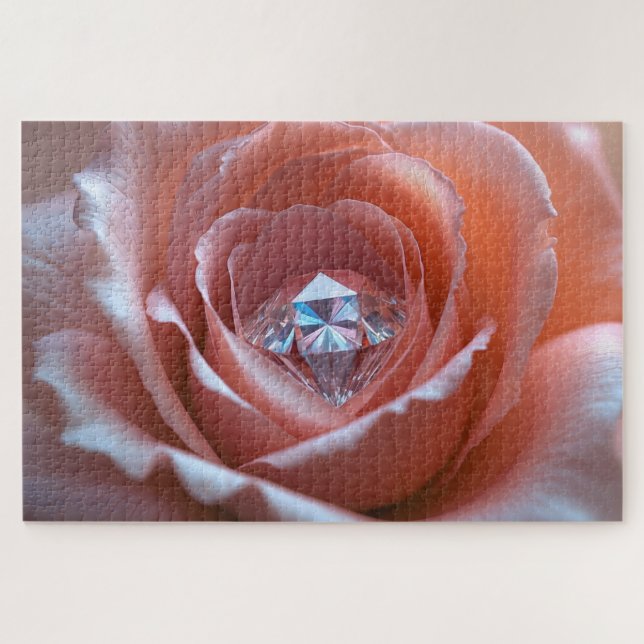 Blushfire Crystal Bloom Puzzle (Horizontal)