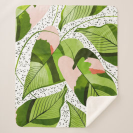 Blushing-Blätter Sherpadecke