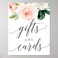 Blushing Bloms Geschenke und Karten Zeichen