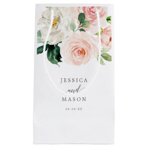 Blushing Blooms Hotel Wedding Gift Bag Kleine Geschenktüte