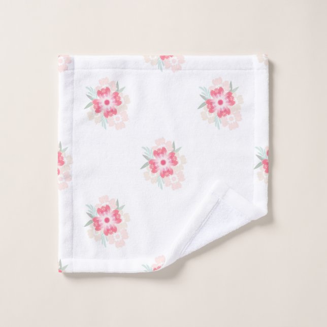 "Blushing Blossom" Waschlappen (Waschlappen)