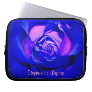 Blushing Blue Rosen Notebook Sleeve *Persönlich*