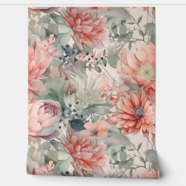 Blushing Bridal Ballet Botanisch Tapete