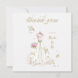 Blushing Bride in Bloom Brie to Be Dankeskarte