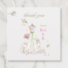 Blushing Bride in Bloom Brie to Be Geschenkanhänger