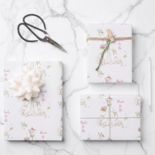 Blushing Bride in Bloom Brie to Be Geschenkpapier Set
