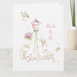 Blushing Bride in Bloom Brie to Be Karte