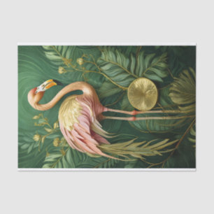 Blushing Flamingo GListen Gold, elegant Seidenpapier