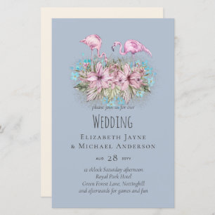 Blushing Flamingos Tropical Beach Hochzeit