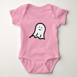 Blushing Ghost Niedlich Halloween Baby Strampler