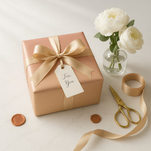 Blushing Gold Luxe Ombre Geschenkpapier