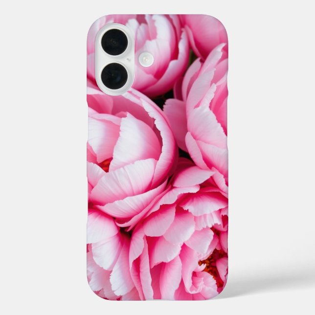Blushing Peonies Case-Mate iPhone Hülle (Rückseite)