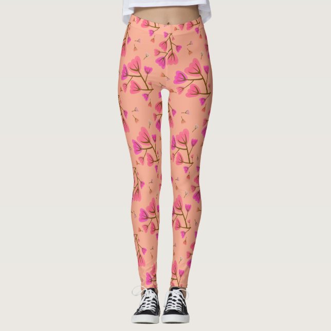 Blushing Petals Leggings (Vorderseite)