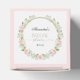 Blushing Romance: Roses & Baby's Breathe Geschenkschachtel