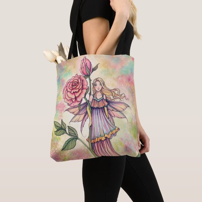 Blushing Rose Fairy Fantasy Art von Molly Harrison (Von Nahem)