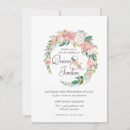 Blushing Summer | Einladung von Floral Wreath