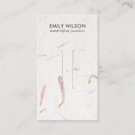 BLUSHPETAL HANDMADE PAPIER HAARKLIP DISPLAY-KARTE VISITENKARTE