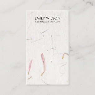 BLUSHPETAL HANDMADE PAPIER HAARKLIP DISPLAY-KARTE VISITENKARTE