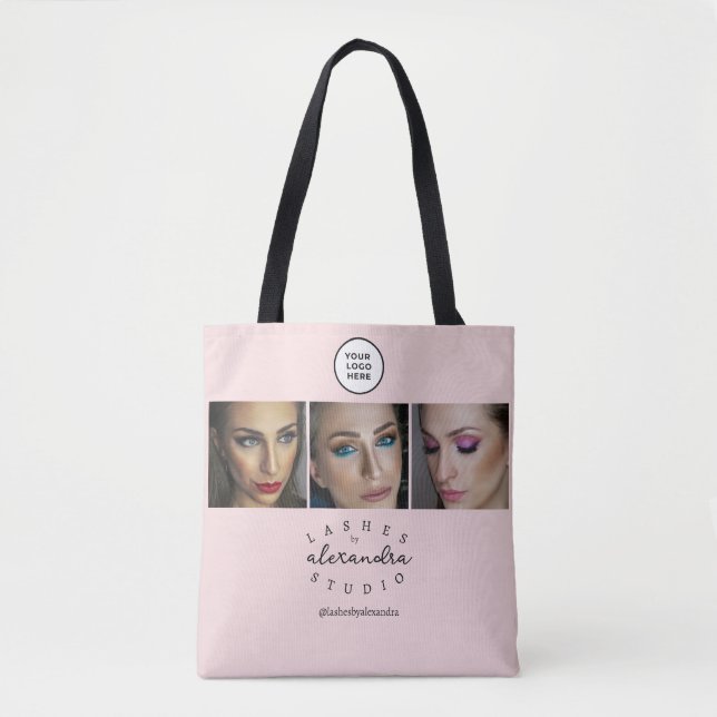 BlushPink Schrift 3 Photo Wimpern (Vorderseite)