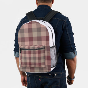 Blushwood Karo Bedruckter Rucksack