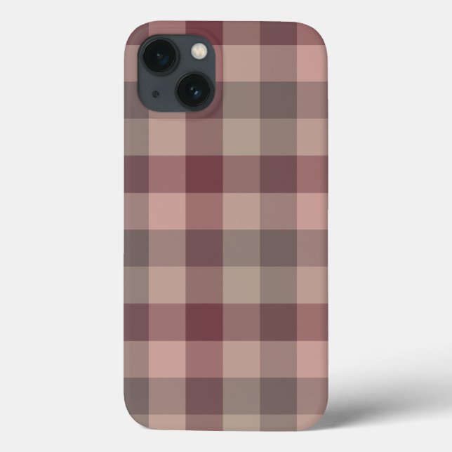 Blushwood Karo Case-Mate iPhone Hülle (Rückseite)