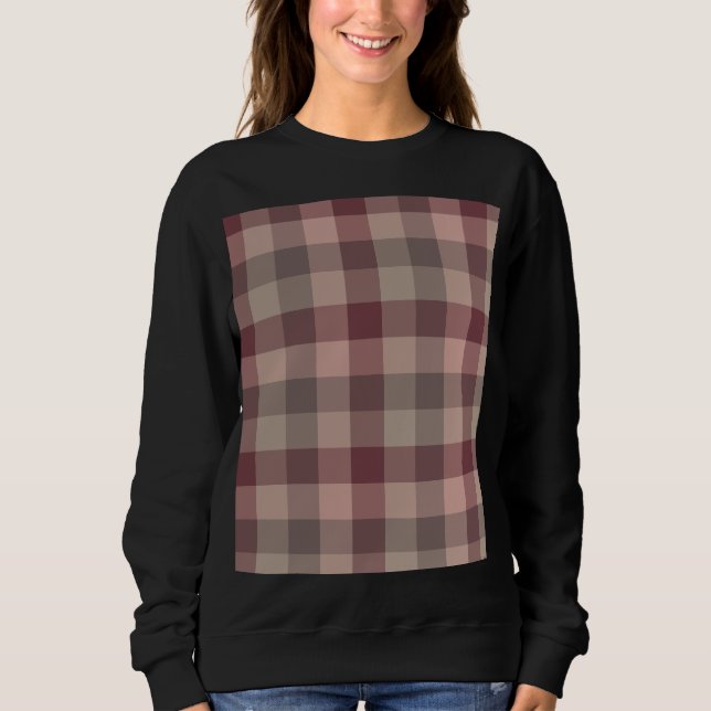 Blushwood-Karomuster Sweatshirt (Vorderseite)