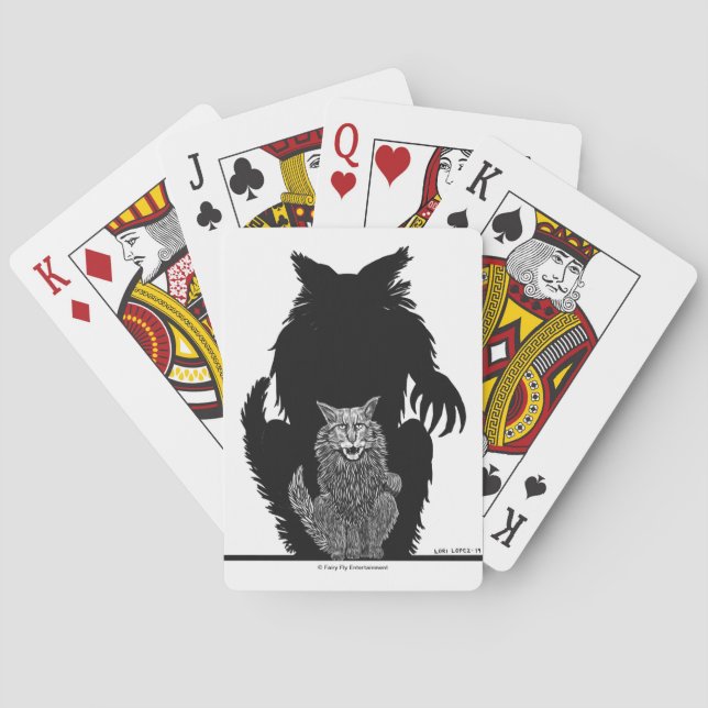 Blut auf dem Mond| Grimalkin Spielkarten (Rückseite)