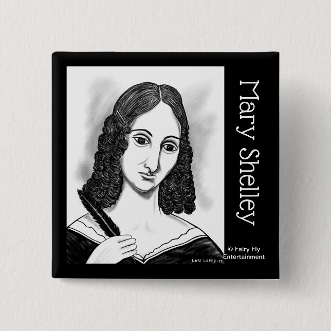 Blut auf dem Mond| Mary Shelley Button (Vorderseite)