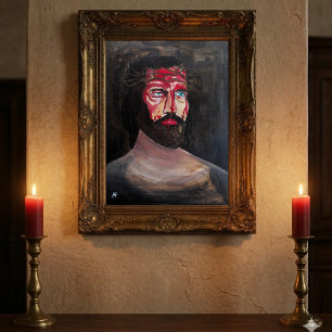 Blut-Christi-Gemälde von Alfred Fox Leinwanddruck