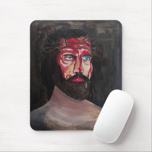 Blut-Christi-Gemälde von Alfred Fox Mousepad