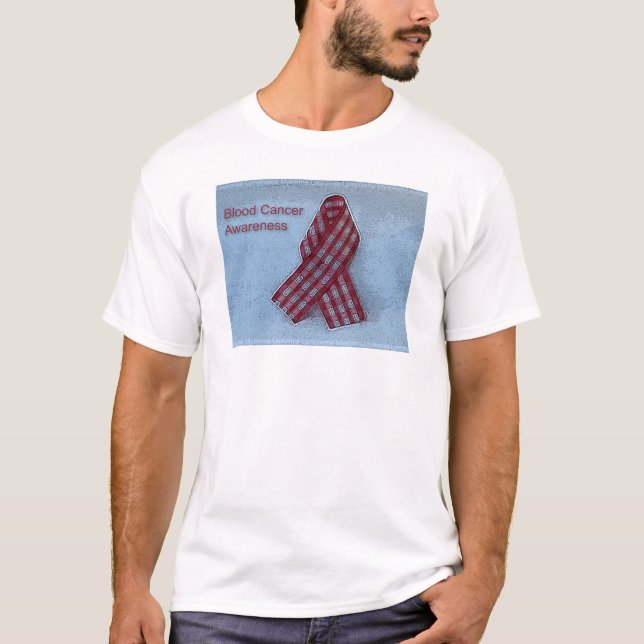Blut-Krebs-Bewusstsein T-Shirt (Vorderseite)
