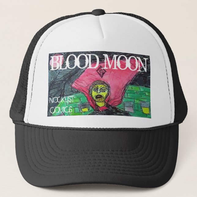 BLUT MOON NOCKLIST COMICEN TRUCKERKAPPE (Vorderseite)