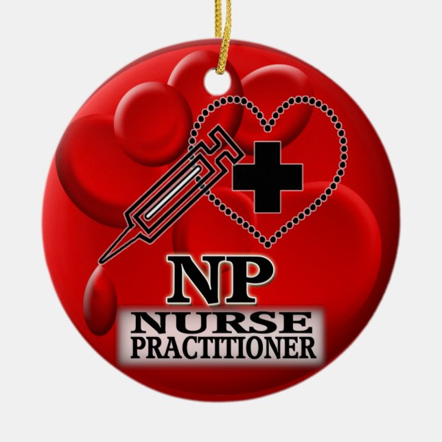 BLUT-NP-WEIHNACHTSverzierung - Keramik Ornament (Vorne)