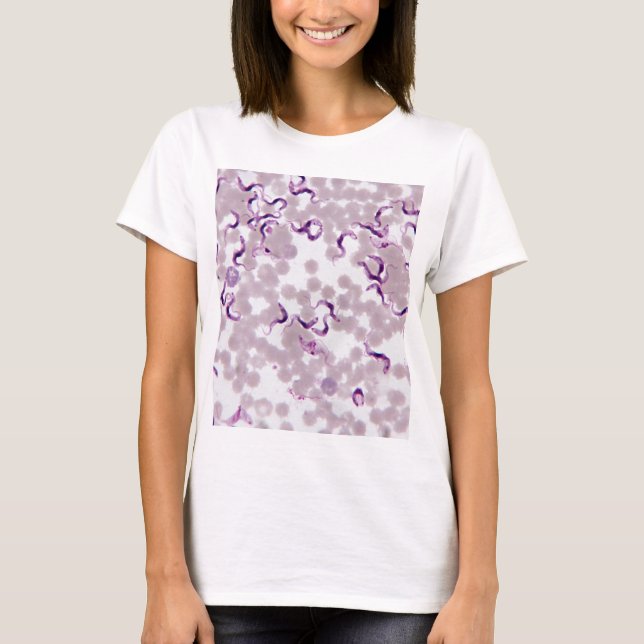 Blut-Parasit Trypanosoma T-Shirt (Vorderseite)