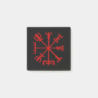 Blut Red Vegvísir (Viking Compass)