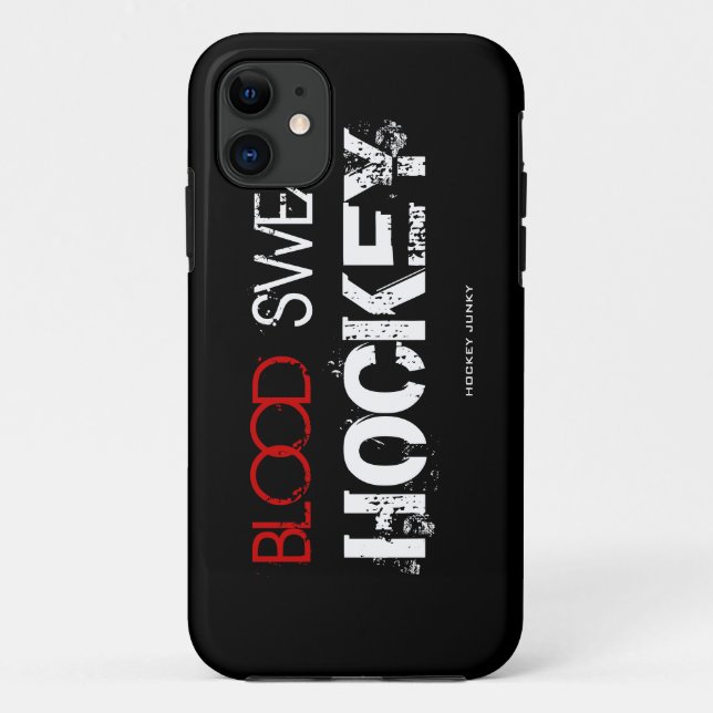 BLUT-SCHWEISS-HOCKEY Case-Mate iPhone HÜLLE (Rückseite)