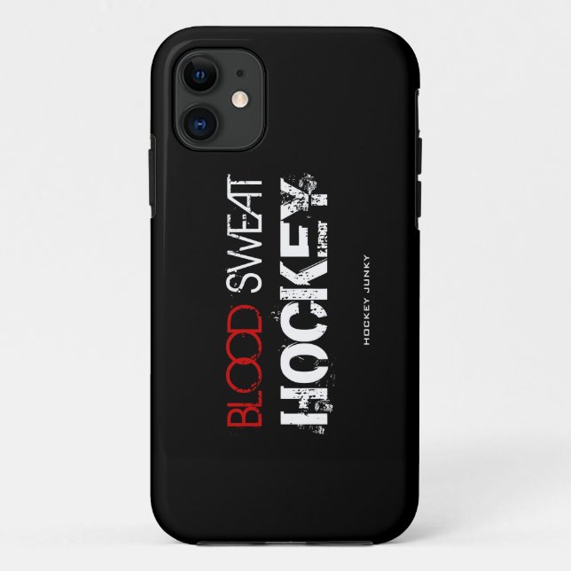 BLUT-SCHWEISS-HOCKEY Case-Mate iPhone HÜLLE (Rückseite)