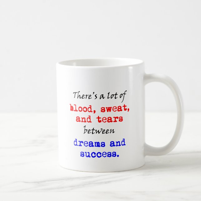 Blut-Schweiß und Risse Tasse (Rechts)