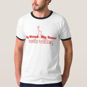 Blut, Schweiß, zerreißt - Basketball T-Shirt