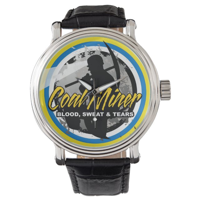 BLUT, SCHWETTEN UND TEERE ARMBANDUHR (Vorderseite)