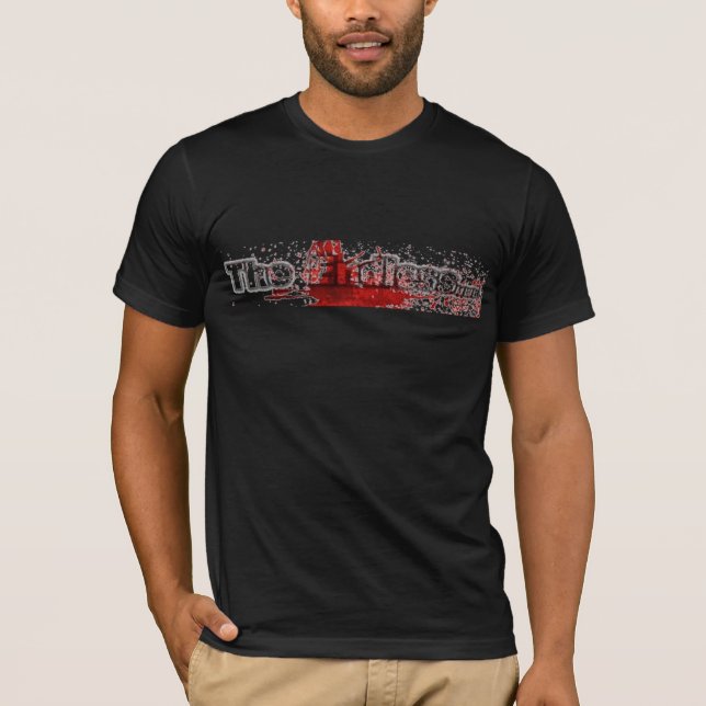 Blut Splattered Logo T-Shirt (Vorderseite)